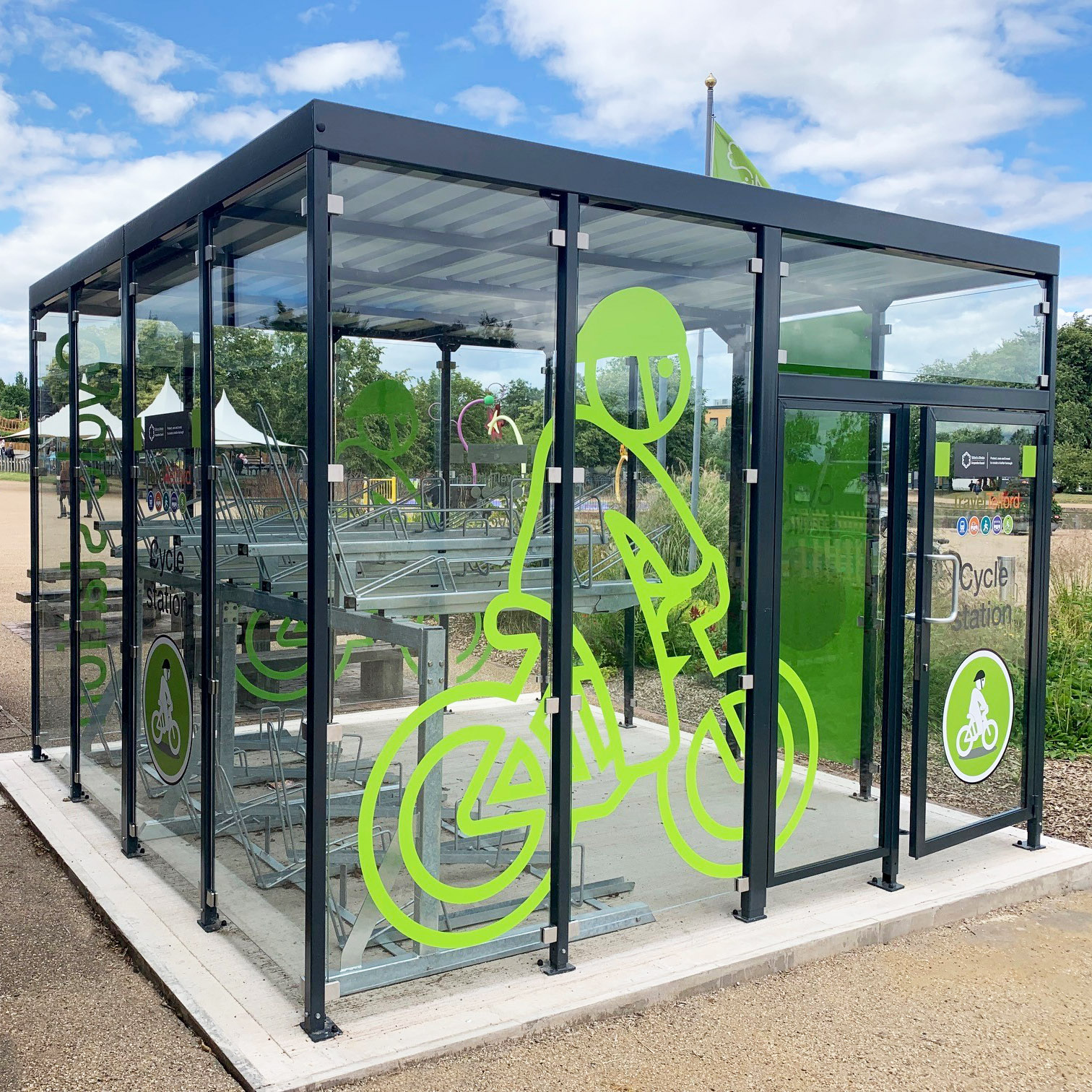 Telford Town Park Cycle Hub